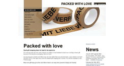 Desktop Screenshot of packed-with-love.com